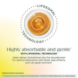 Close-up of MegaFood Liposomal Glutathione capsules