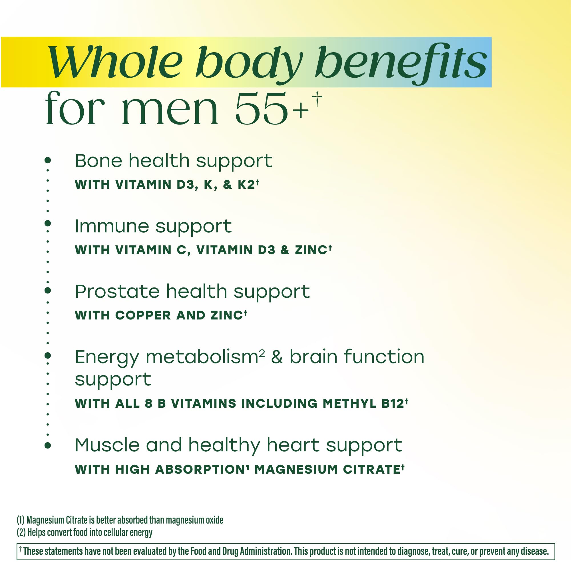 Close-up of MegaFood Men's multivitamin gummy with strawberry flavour