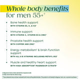 Close-up of MegaFood Men's multivitamin gummy with strawberry flavour