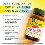 Close-up of MegaFood Women's Multivitamin tablet