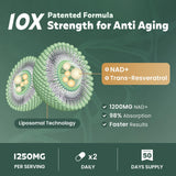 Close-up of MEGNETA NAD+ Supplement softgel capsule