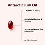 Close-up of Micro Ingredients Antarctic Krill Oil softgel