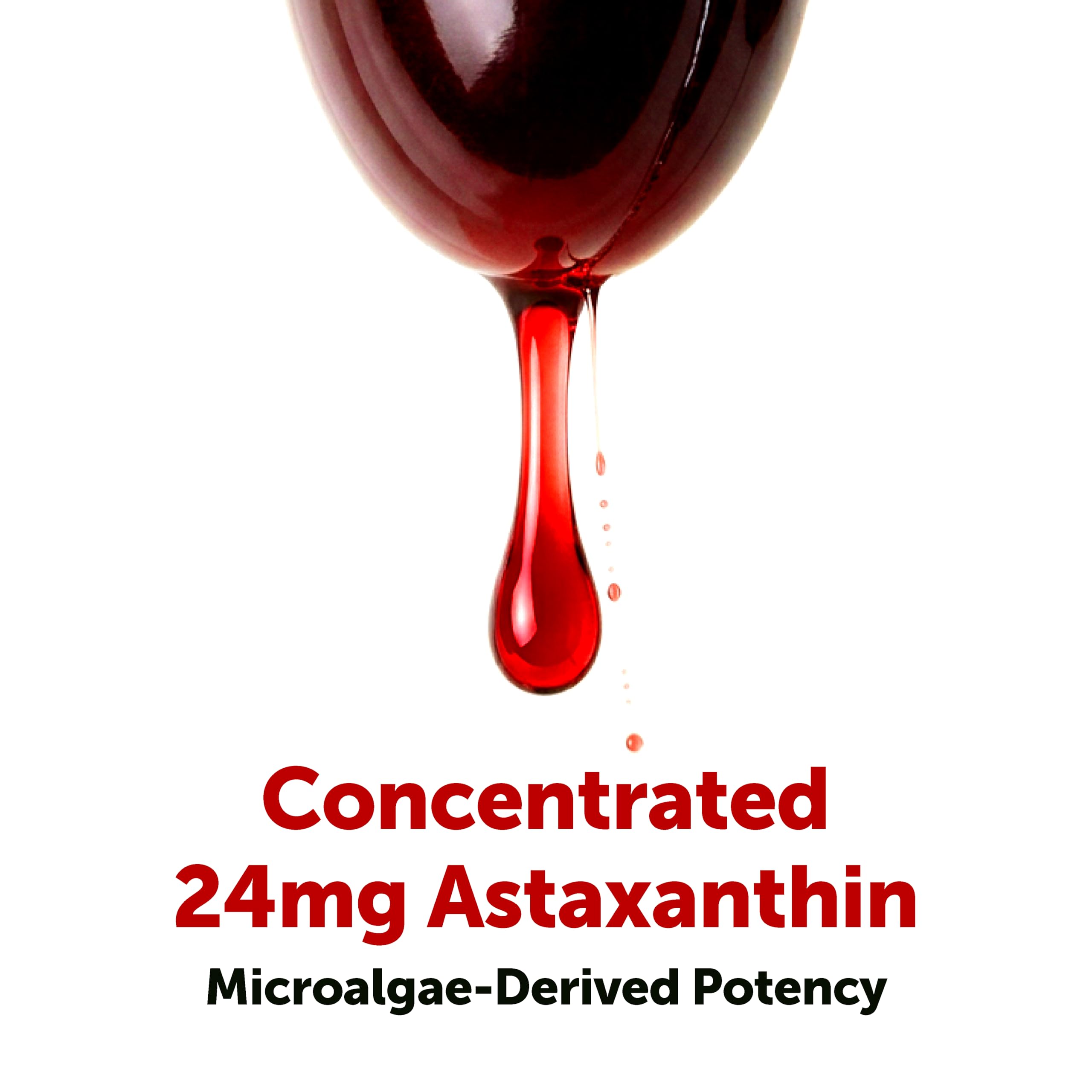 Close-up of Micro Ingredients Astaxanthin softgel