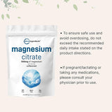 Close-up of Micro Ingredients Magnesium Citrate Powder texture