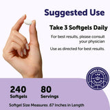 Close-up of Micro Ingredients Magnesium Glycinate softgel