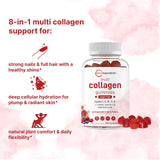Close-up of Micro Ingredients Multi Collagen Gummies showing individual gummy