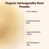 Close-up of Micro Ingredients Organic Ashwagandha Root Powder 907g