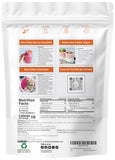 Close-up of Micro Ingredients Organic Bee Pollen Granules packaging