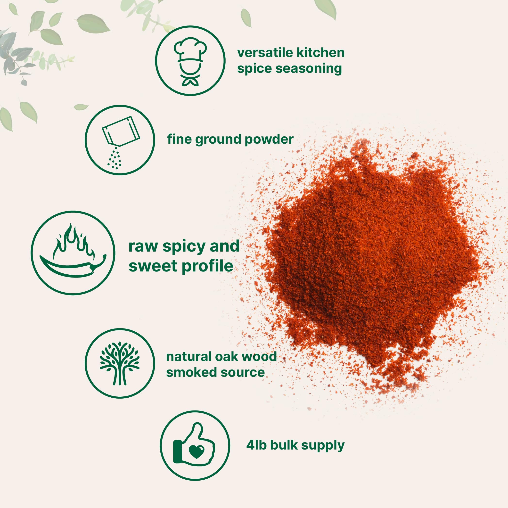 Close-up of Micro Ingredients Smoked Paprika Powder texture