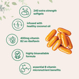 Close-up of Micro Ingredients Vitamin B2 Riboflavin Softgels