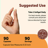 Close-up of Micro Ingredients Vitamin D3 & K2 Softgel