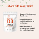 Close-up of Micro Ingredients Vitamin D3 + K2 softgels