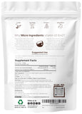 Close-up of Micro Ingredients Vitamin D3 + K2 Softgels showing softgel size