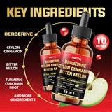 Close-up of MILIVOL Berberine Liquid Drops dropper