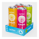 Close-up of Mitra9 Kava Kava Seltzer can design