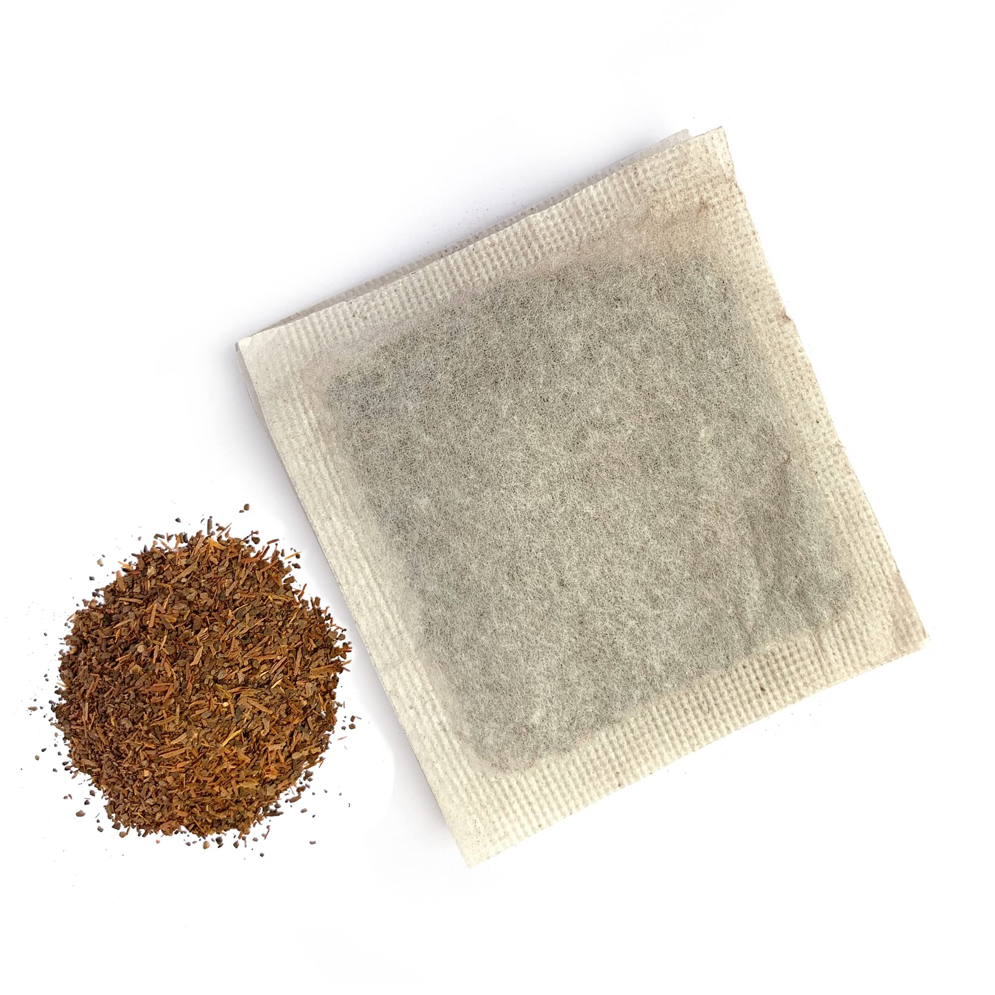 Close-up of MONTEREY BAY HERB CO Pau D’arco tea bags