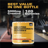 Close-up of Mood Mingle Creatine Monohydrate Gummies showing individual gummies
