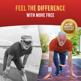 Close-up of Move Free TamaFlex Turmeric Joint Support Supplement capsules