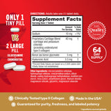 Close-up of Move Free Ultra Joint Support Collagen tablet