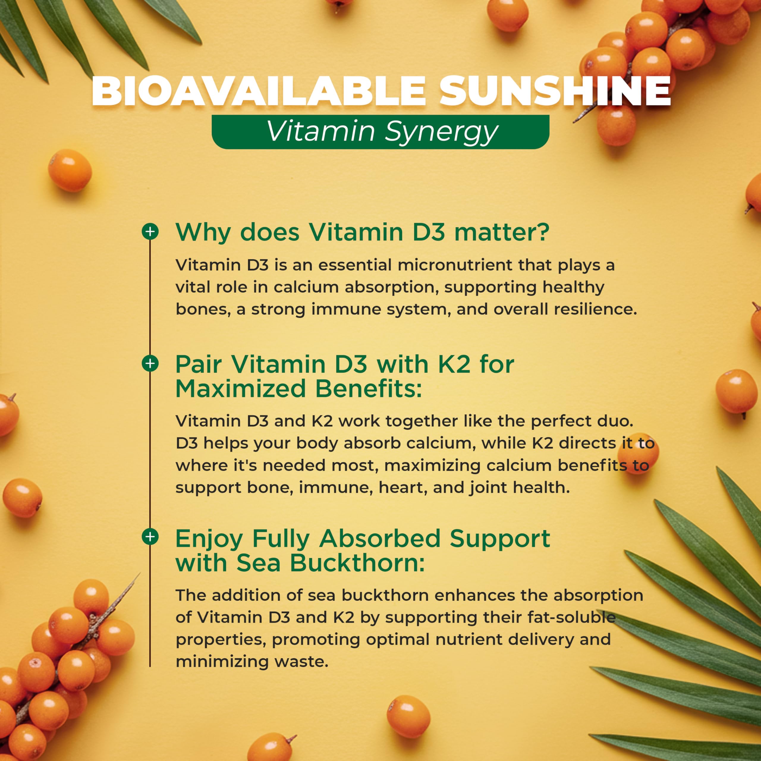 Close-up of MoxyVites Vitamin D3 & K2 capsules