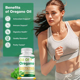 Close-up of MSLOTAL Oregano Oil Softgels capsules