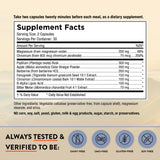 Close-up of Mt. Angel Vitamins Blood Sugar Support Capsules bottle