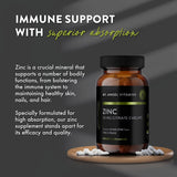 Close-up of Mt. Angel Vitamins Zinc Citrate 50MG tablet