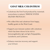 Close-up of Mt Capra Goat Colostrum veggie capsule