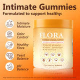 Close-up of MZXDXZE prebiotic gummies inside the bottle