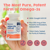 Close-up of NativePath Krill Oil softgel capsule