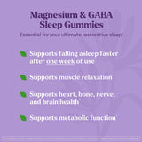 Close-up of Natrol Sleep & Restore Gummies showing cherry flavour