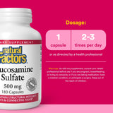 Close-up of Natural Factors Chondroitin Sulfate capsule