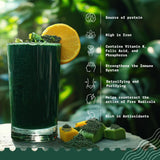Close-up of NaturaleBio Organic Spirulina Powder
