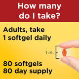 Close-up of Nature Made CoQ10 200mg Softgel