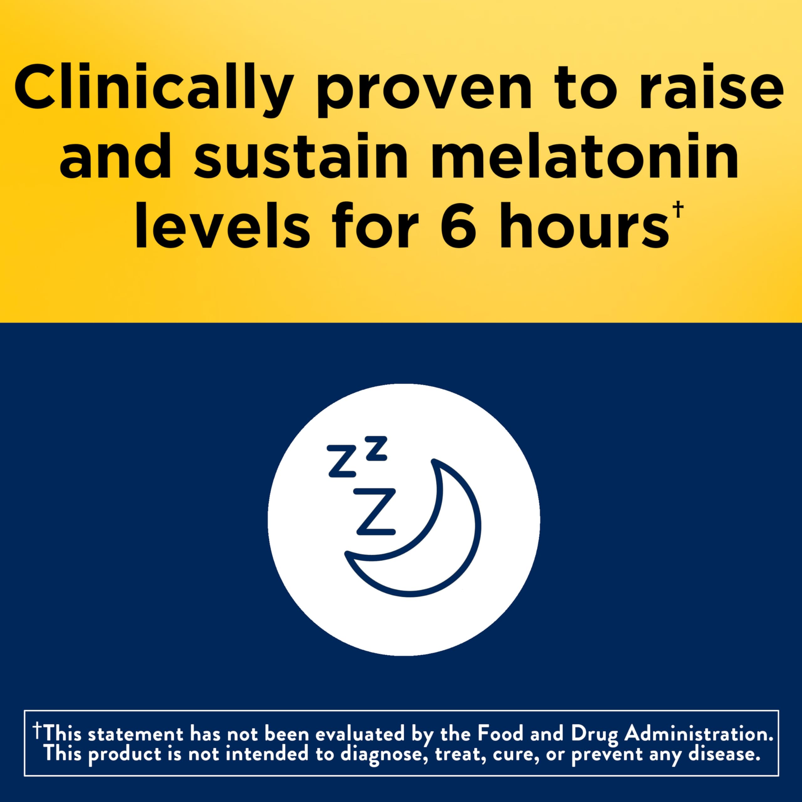 Close-up of Nature Made Melatonin Extended Release Tablets