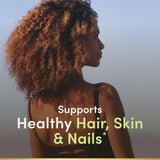 Close-up of Nature's Bounty Biotin Tablets