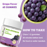 Close-up of Nature's Key Melatonin Gummies 5mg pineapple flavour