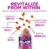 Close-up of Nature's Nutrition Multi Collagen Gummies