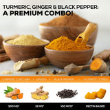 Close-up of Nature's Nutrition Turmeric Gummies showing individual gummies