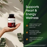 Close-up of NatureBell Red Yeast Rice 600mg capsules