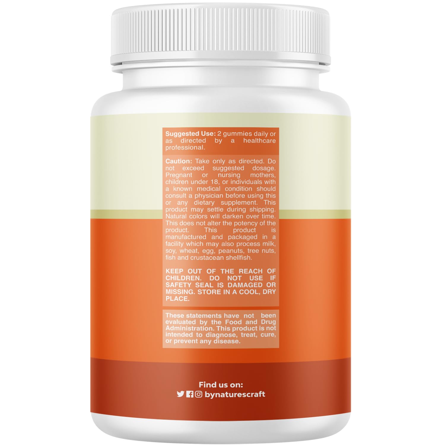 Close-up of Natures Craft Adult Gummy Multivitamins gummies