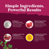Close-up of Natures Craft Cranberry D-Mannose 1000mg Capsules