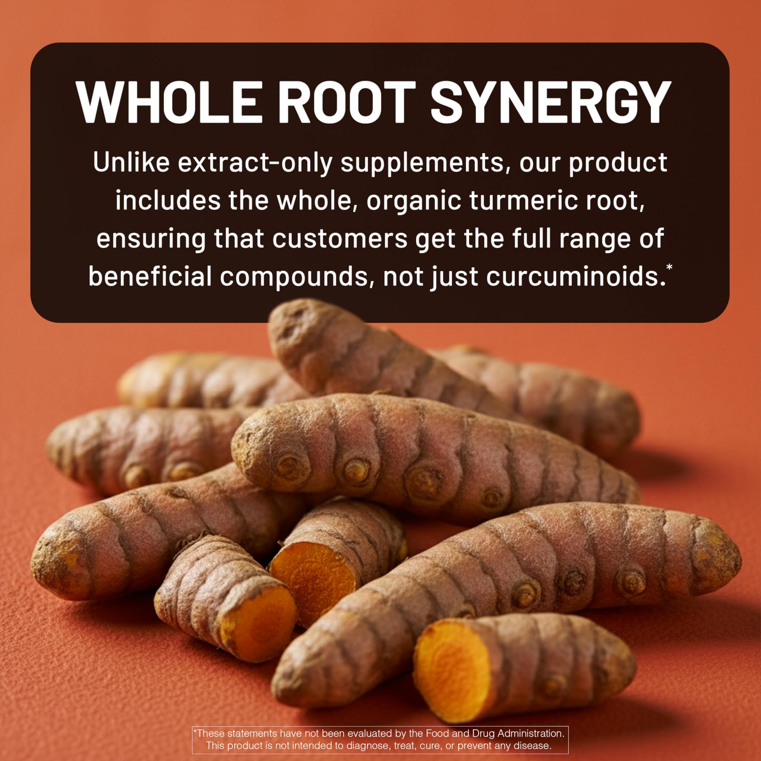 Close-up of NatureWise Turmeric Curcumin capsules