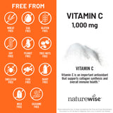 Close-up of NatureWise Vitamin C 1000mg capsule