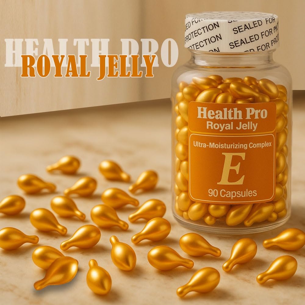 Close-up of NCB NCB TECHNOLOGY Vitamin E Capsules showing capsule details