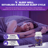 Close-up of NEVISS Liposomal Melatonin 60mg capsules