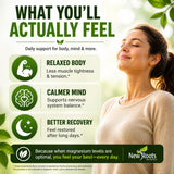 Close-up of NEW ROOTS HERBAL Magnesium Bisglycinate capsules
