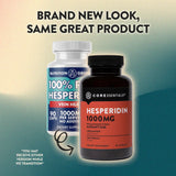 Close-up of NGL Hesperidin capsules in bottle