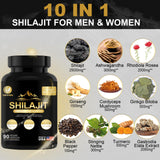 Close-up of NICMIN Shilajit Supplement capsules