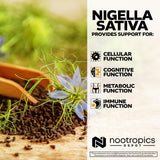 Close-up of Nootropics Depot Black Seed Oil Capsules